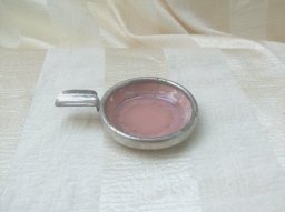 Vintage Reverse Painted Ashtray Marked Leo Schlesinger Co