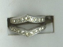 Vintage Sterling Silver Art Deco Ring **Hallmarked**