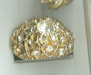 Large Vintage Dome Shaped Ring