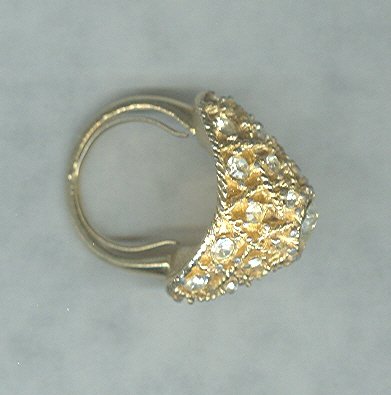 Large Vintage Dome Shaped Ring