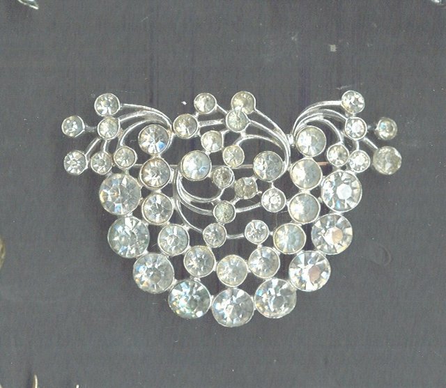 Vintage Huge Rhinestone Pin