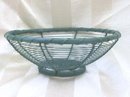 Vintage Round Metal Basket