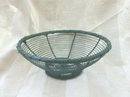 Vintage Round Metal Basket