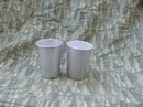 Vintage Aluminum Juice Tumblers