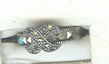 Sterling Silver Marcasite Ring