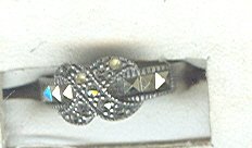 Sterling Silver Marcasite Ring