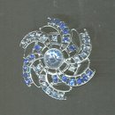 Vintage Rhodium Plated Pin