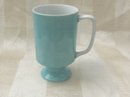 Vintage Aqua Pedestal Cup