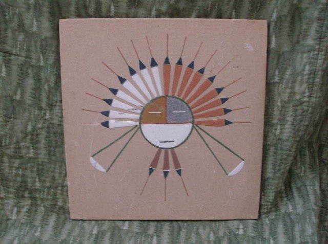 Native American Sand Stone Artwork