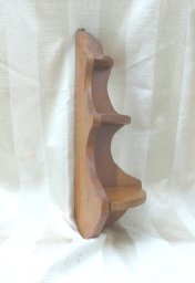 Vintage 3 Tier Wooden Corner Shelf
