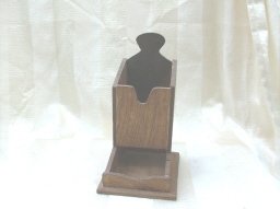 Vintage Wooden Match Holder