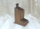 Vintage Wooden Match Holder