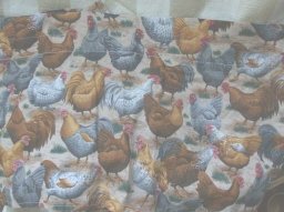 Chickens & Roosters Window Valances