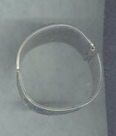 Vintage Silver & Enamel Scarab Bangle Bracelet