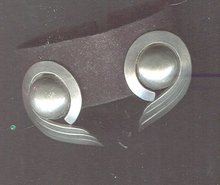 Vintage Sterling Stylized Wing Earrings