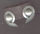 Vintage Sterling Stylized Wing Earrings