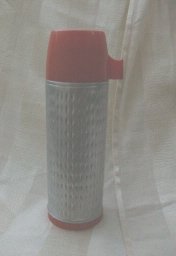 Vintage Sears Futuristic Aluminum Thermos
