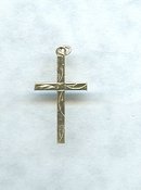 14 KT Gold Fill Cross Pendant w/Chain