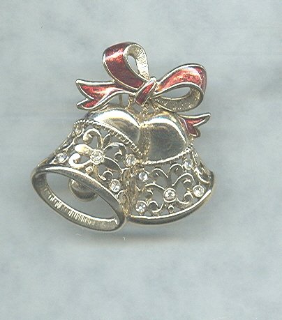 Very Nice Christmas Bell Pin