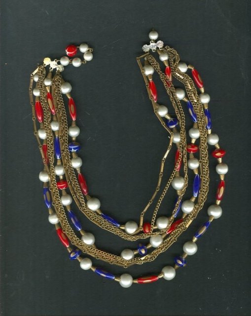 Vintage 9 Strand Necklace