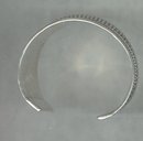 Vintage Wide Silvertone Cuff Bracelet