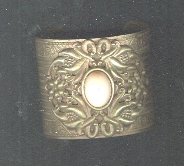 Vintage Victorian Revival Cuff Bracelet