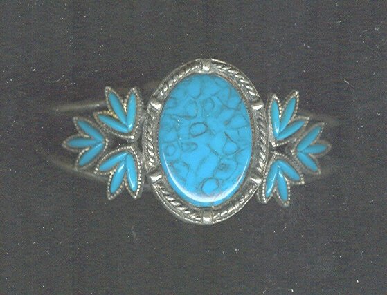 Vintage Imitation Turquoise Bracelet