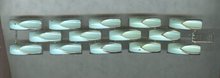 Vintage Wide Enamel Link Bracelet