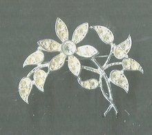 Vintage Emmons Rhodium Plated Pin