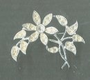 Vintage Emmons Rhodium Plated Pin