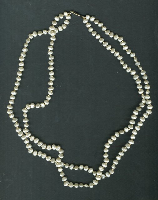 Vintage Baroque Seed Pearl Necklace