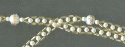 Vintage Wedding Cake Bead Necklace