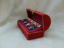 Vintage White Diamonds Miniature Perfume Boxed Set of 4 in Velvet Box