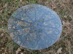 Wrought Iron & Glass Table