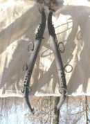 Antique Steel & Brass Hames