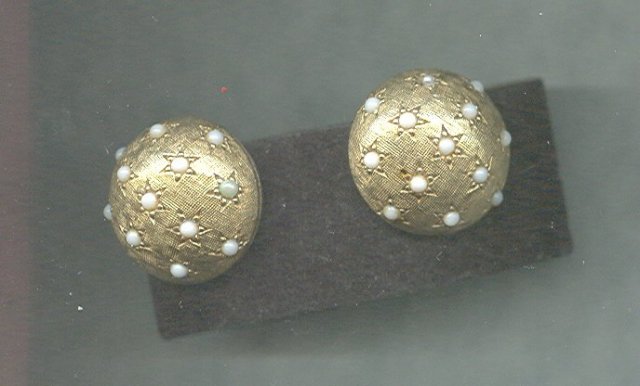 Vintage Ciner Dome Earrings