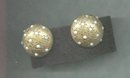 Vintage Ciner Dome Earrings