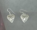 Sterling Silver Heart Earrings