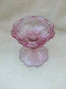 Vintage Pink Fenton Candleholder