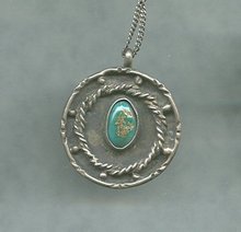 Handmade Silver & Turquoise Pendant