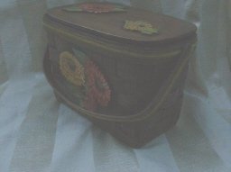 Vintage Wooden Basket Purse
