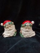Santa Claus Christmas Salt & Pepper Shakers