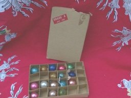 Vintage Glass Christmas Ornaments (Set of 16)
