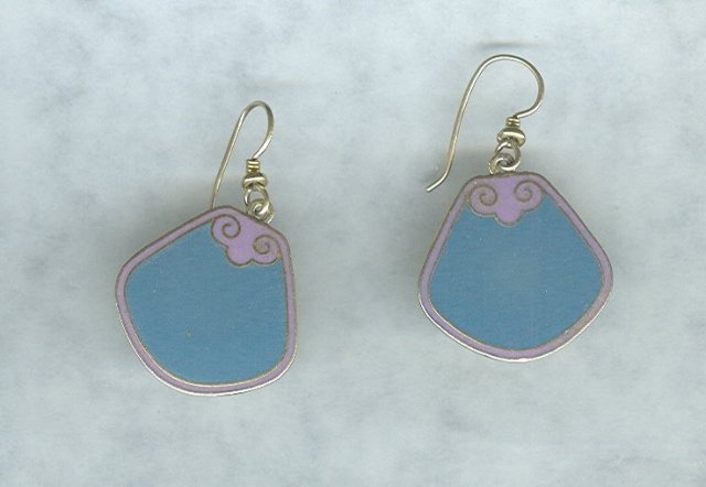 Laurel Burch Enamel Earrings