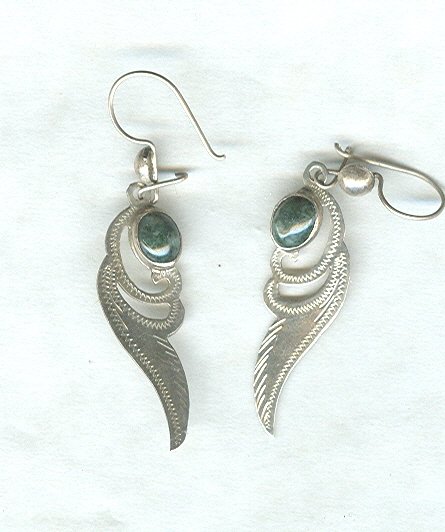 Vintage Silver & Turquoise Earrings
