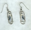 Vintage Sterling Silver & Enamel Egert Earrings