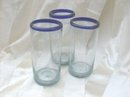Vintage Hand Blown Tumbler ** Set of 8 **