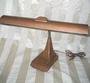 Vintage Metal Art Deco Desk Lamp