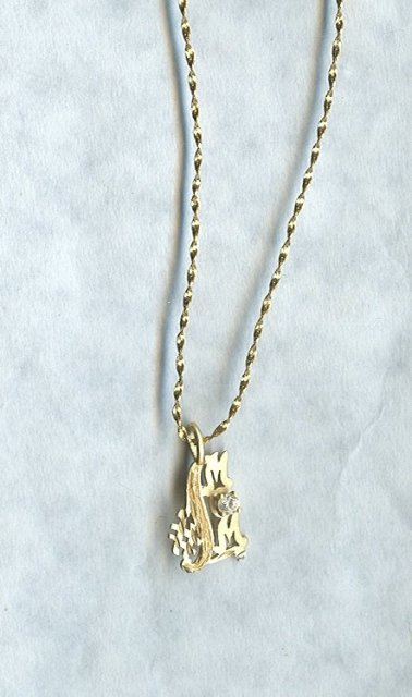 14 KT Gold Necklace w/