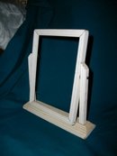 Vintage Wooden Pedestal Frame